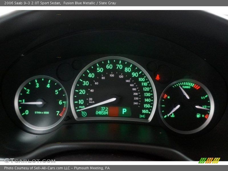 Fusion Blue Metallic / Slate Gray 2006 Saab 9-3 2.0T Sport Sedan