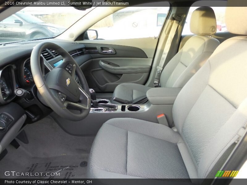 Summit White / Jet Black/Titanium 2016 Chevrolet Malibu Limited LS