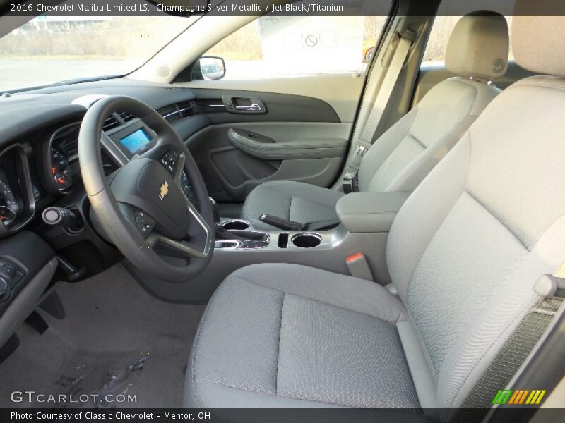 Champagne Silver Metallic / Jet Black/Titanium 2016 Chevrolet Malibu Limited LS