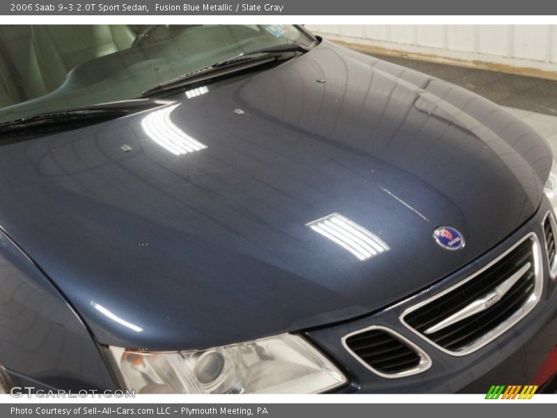 Fusion Blue Metallic / Slate Gray 2006 Saab 9-3 2.0T Sport Sedan