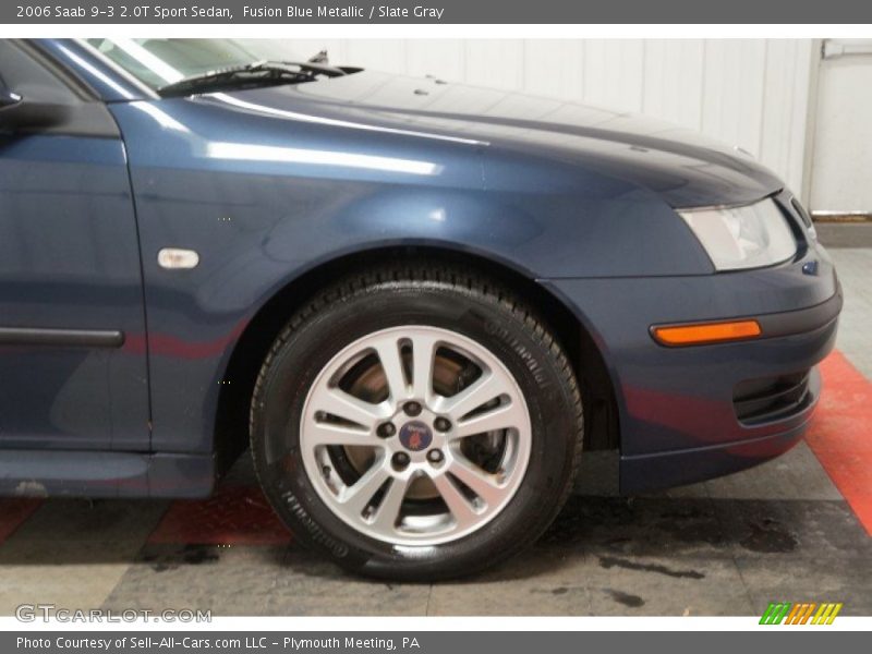 Fusion Blue Metallic / Slate Gray 2006 Saab 9-3 2.0T Sport Sedan