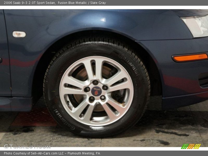 Fusion Blue Metallic / Slate Gray 2006 Saab 9-3 2.0T Sport Sedan