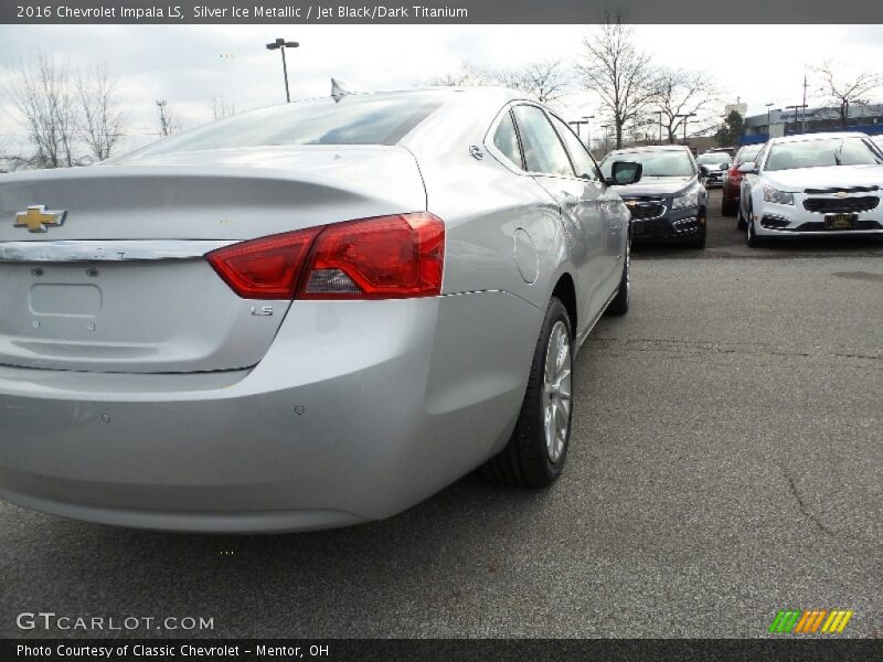 Silver Ice Metallic / Jet Black/Dark Titanium 2016 Chevrolet Impala LS