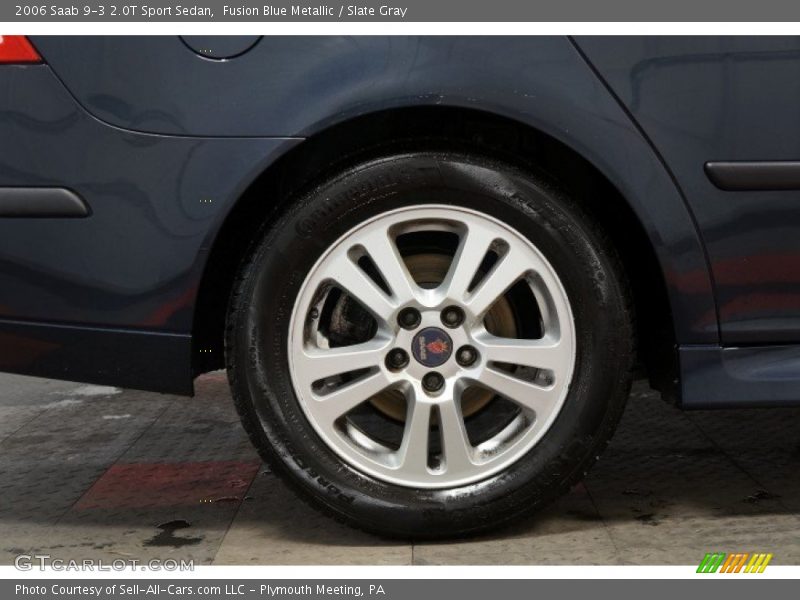 Fusion Blue Metallic / Slate Gray 2006 Saab 9-3 2.0T Sport Sedan