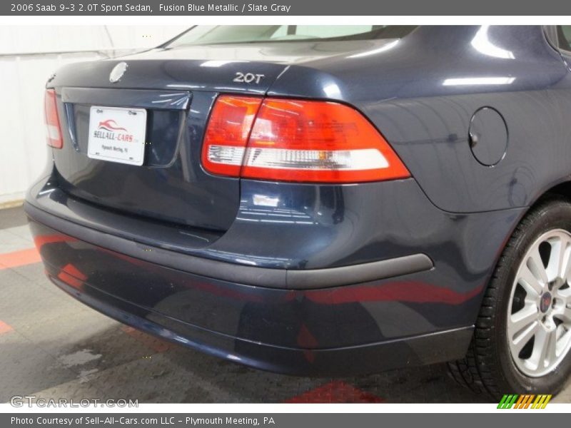 Fusion Blue Metallic / Slate Gray 2006 Saab 9-3 2.0T Sport Sedan