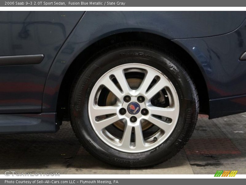 Fusion Blue Metallic / Slate Gray 2006 Saab 9-3 2.0T Sport Sedan