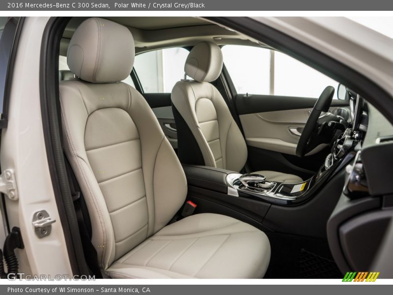 Polar White / Crystal Grey/Black 2016 Mercedes-Benz C 300 Sedan