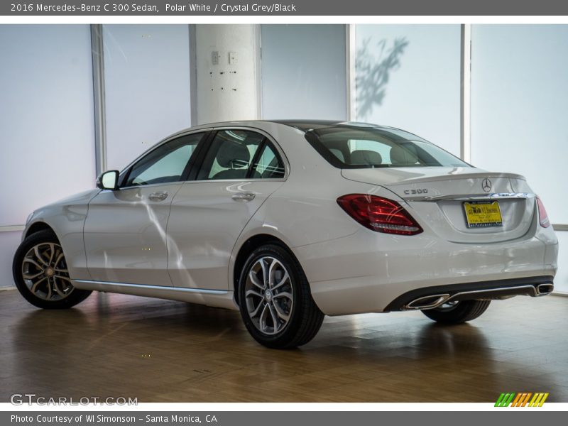 Polar White / Crystal Grey/Black 2016 Mercedes-Benz C 300 Sedan