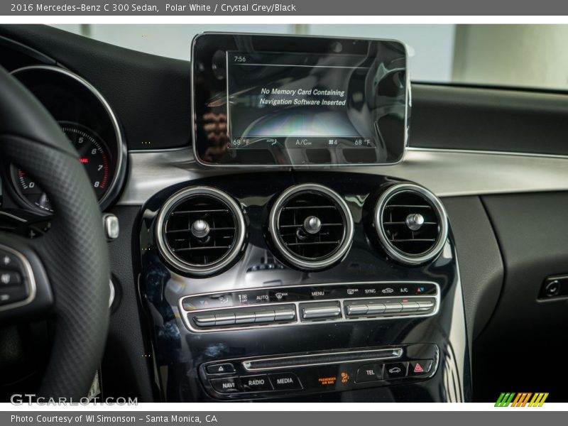 Polar White / Crystal Grey/Black 2016 Mercedes-Benz C 300 Sedan