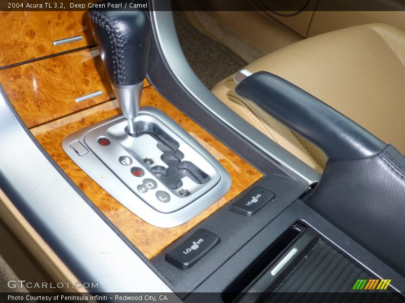 Deep Green Pearl / Camel 2004 Acura TL 3.2