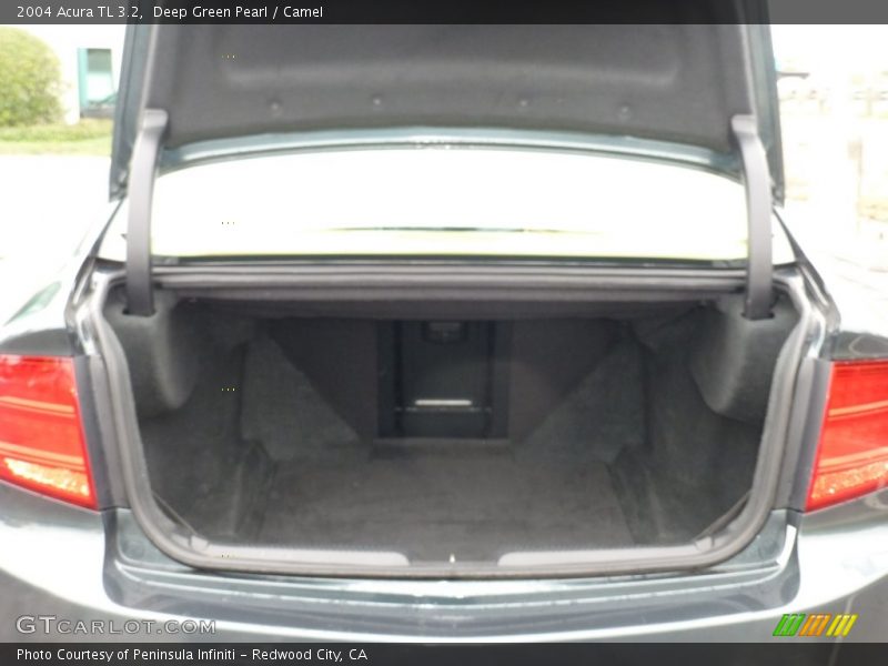 Deep Green Pearl / Camel 2004 Acura TL 3.2