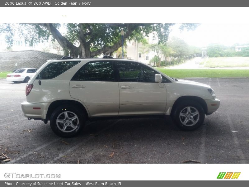 Golden Pearl / Ivory 2000 Lexus RX 300 AWD