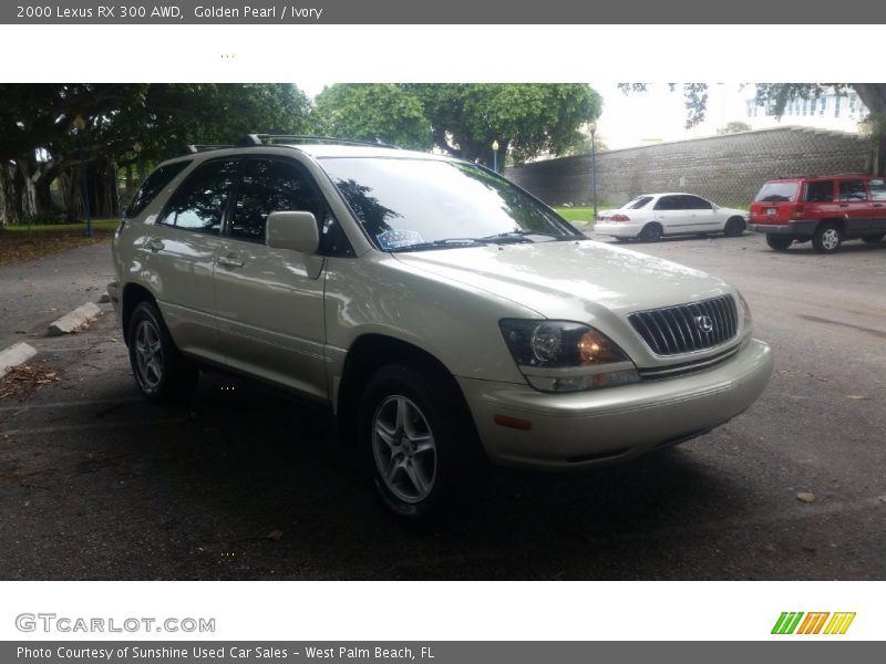 Golden Pearl / Ivory 2000 Lexus RX 300 AWD