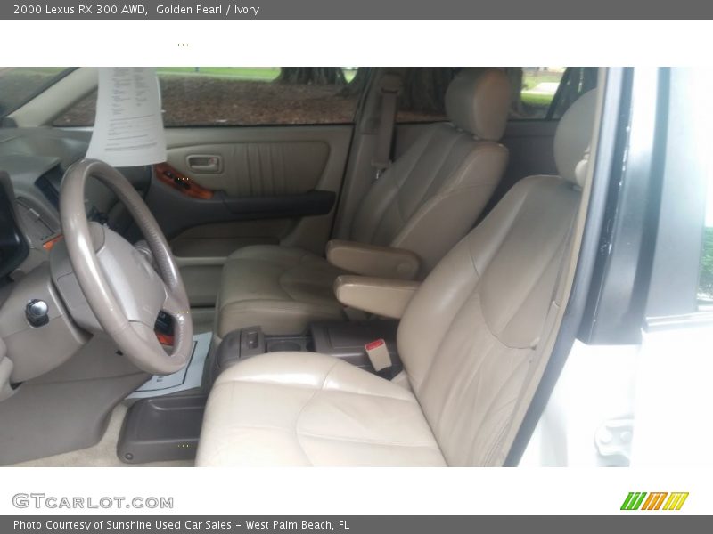 Golden Pearl / Ivory 2000 Lexus RX 300 AWD