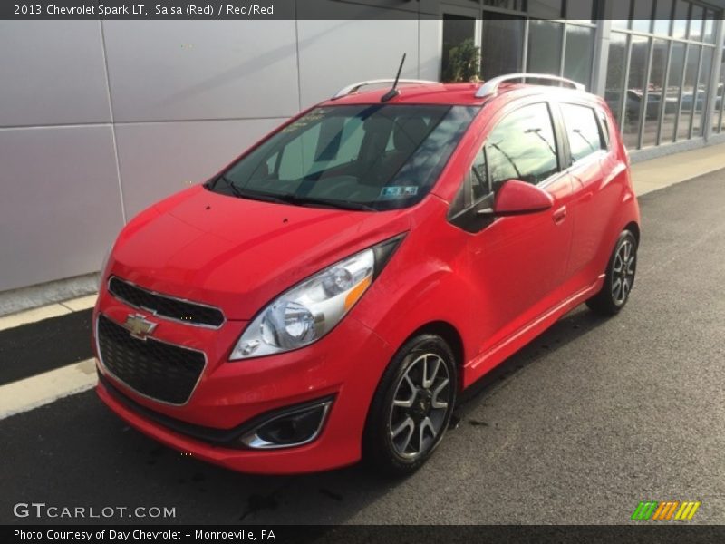 Salsa (Red) / Red/Red 2013 Chevrolet Spark LT