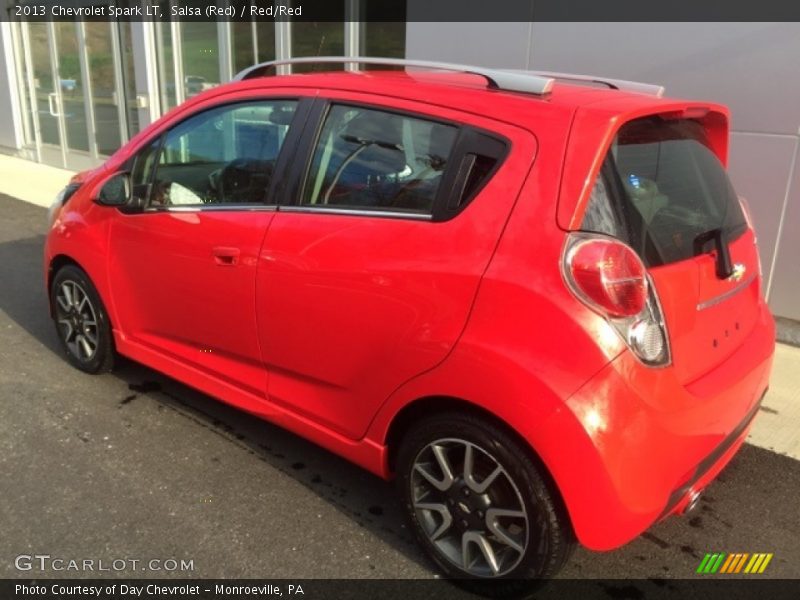 Salsa (Red) / Red/Red 2013 Chevrolet Spark LT