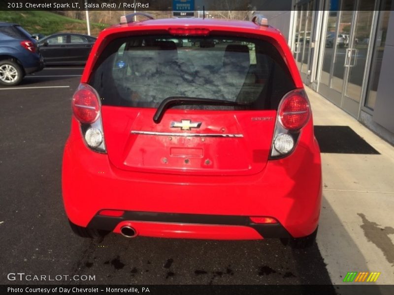 Salsa (Red) / Red/Red 2013 Chevrolet Spark LT