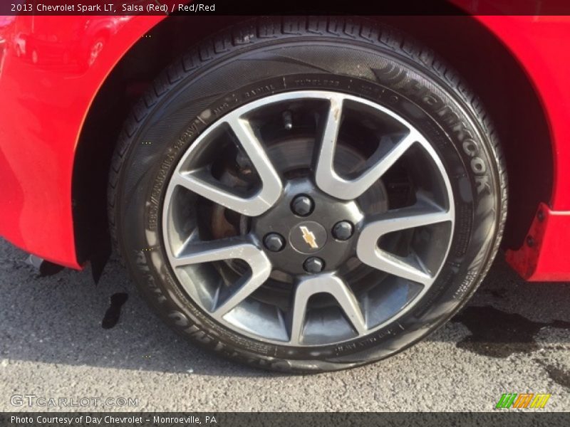 Salsa (Red) / Red/Red 2013 Chevrolet Spark LT