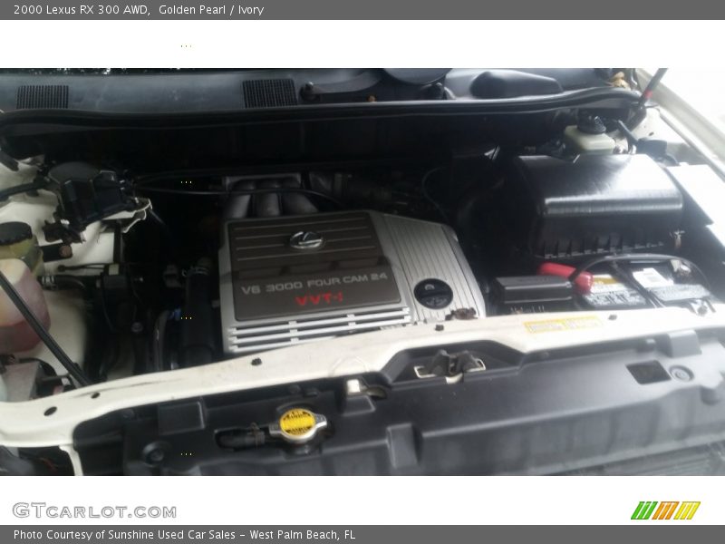 Golden Pearl / Ivory 2000 Lexus RX 300 AWD