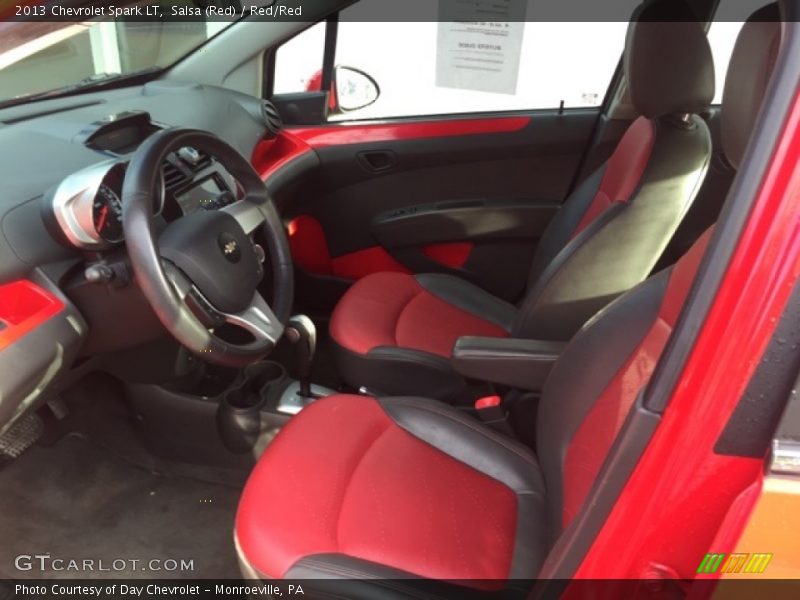 Salsa (Red) / Red/Red 2013 Chevrolet Spark LT