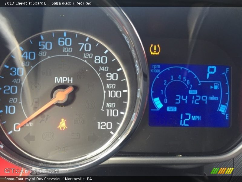 Salsa (Red) / Red/Red 2013 Chevrolet Spark LT