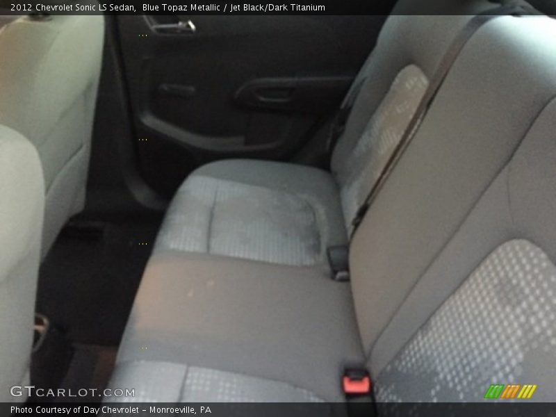 Blue Topaz Metallic / Jet Black/Dark Titanium 2012 Chevrolet Sonic LS Sedan