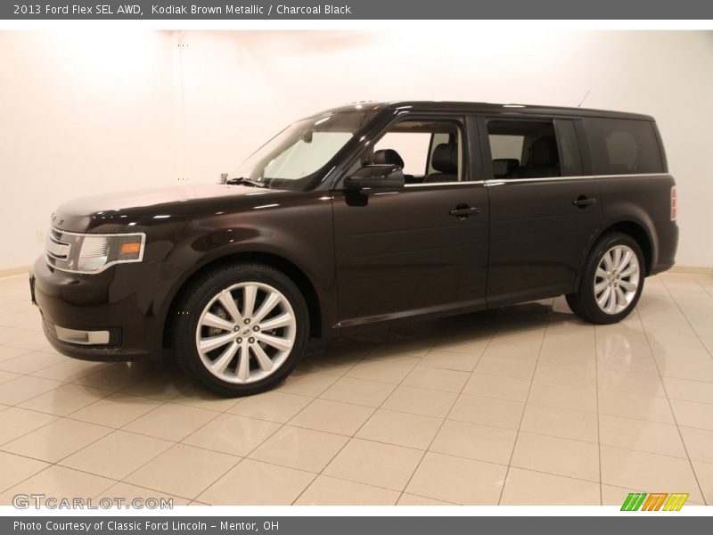 Kodiak Brown Metallic / Charcoal Black 2013 Ford Flex SEL AWD