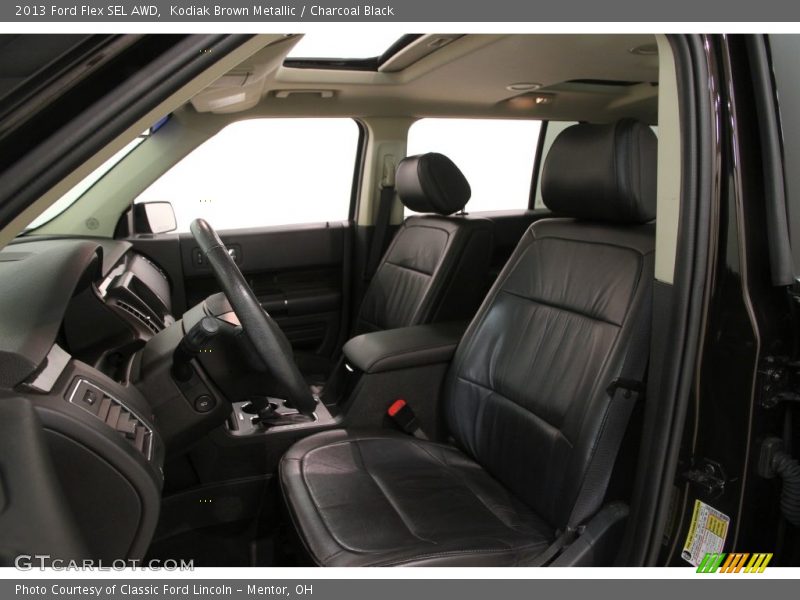 Kodiak Brown Metallic / Charcoal Black 2013 Ford Flex SEL AWD