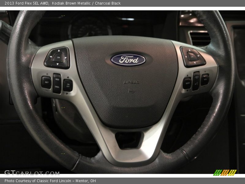 Kodiak Brown Metallic / Charcoal Black 2013 Ford Flex SEL AWD