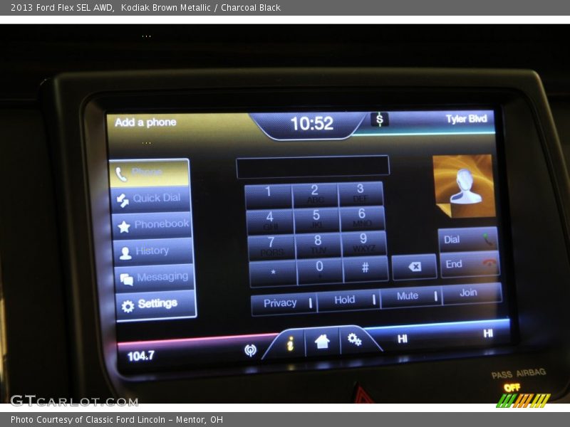 Kodiak Brown Metallic / Charcoal Black 2013 Ford Flex SEL AWD