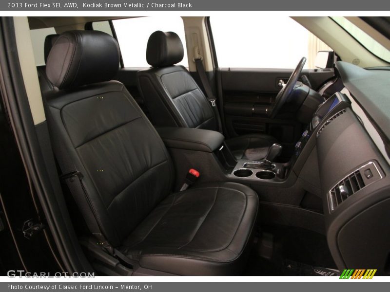 Kodiak Brown Metallic / Charcoal Black 2013 Ford Flex SEL AWD