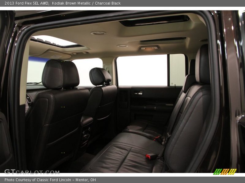 Kodiak Brown Metallic / Charcoal Black 2013 Ford Flex SEL AWD