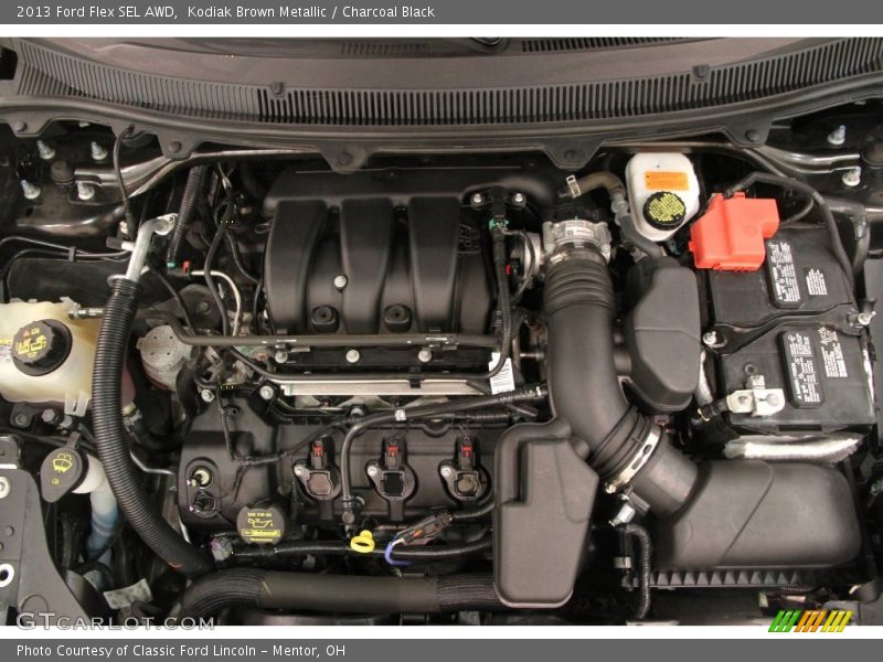 Kodiak Brown Metallic / Charcoal Black 2013 Ford Flex SEL AWD