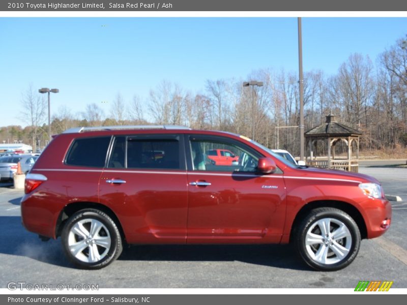 Salsa Red Pearl / Ash 2010 Toyota Highlander Limited