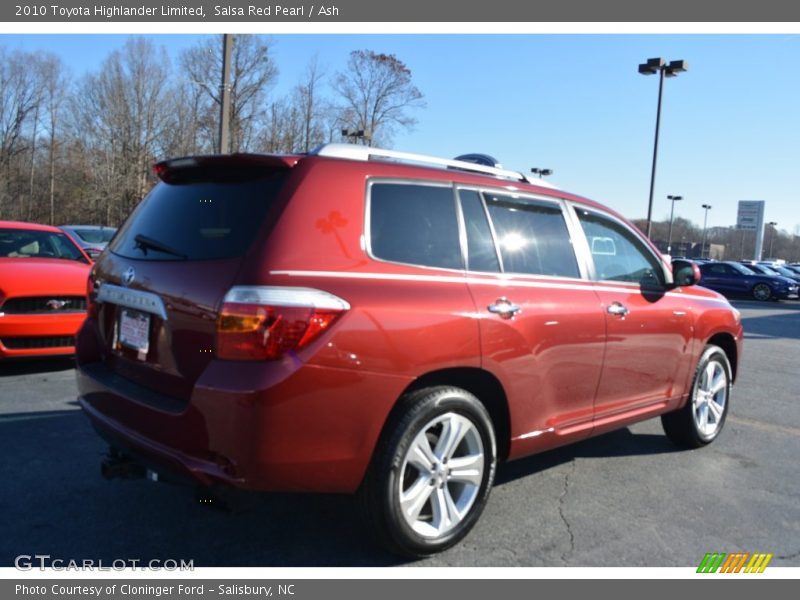 Salsa Red Pearl / Ash 2010 Toyota Highlander Limited