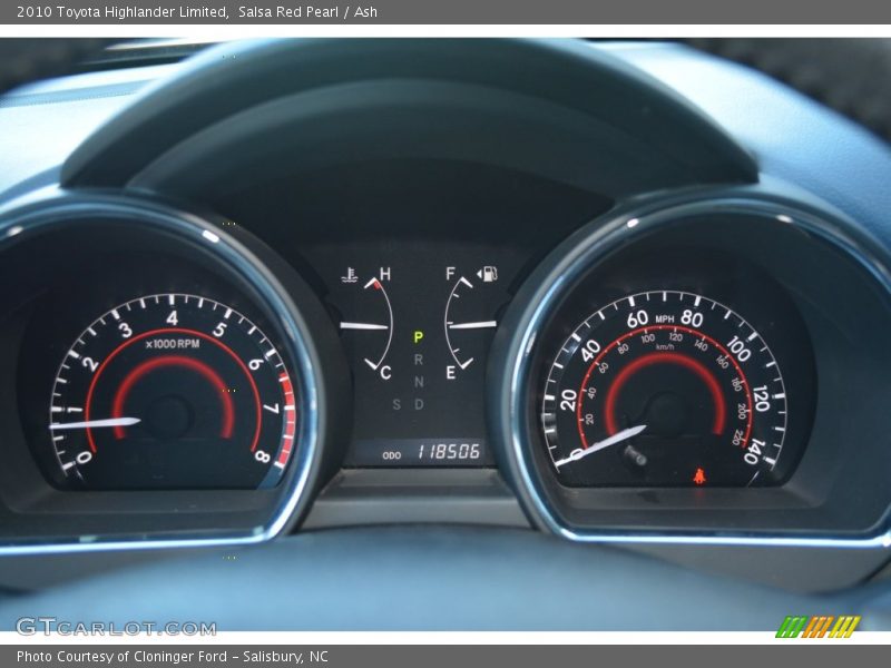 Salsa Red Pearl / Ash 2010 Toyota Highlander Limited