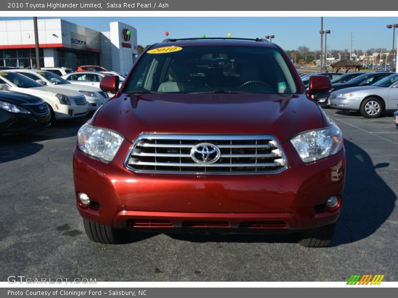 Salsa Red Pearl / Ash 2010 Toyota Highlander Limited