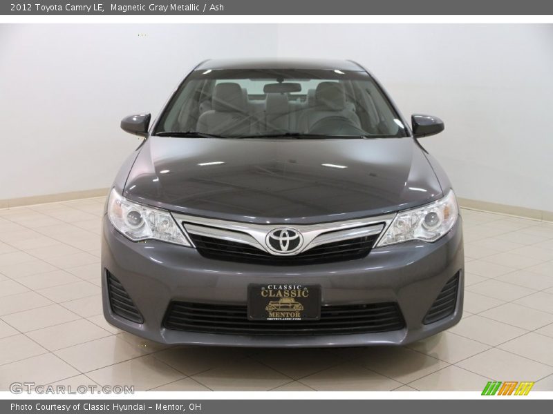 Magnetic Gray Metallic / Ash 2012 Toyota Camry LE