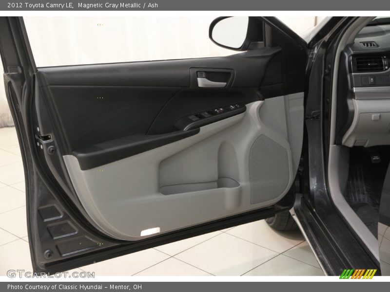 Magnetic Gray Metallic / Ash 2012 Toyota Camry LE
