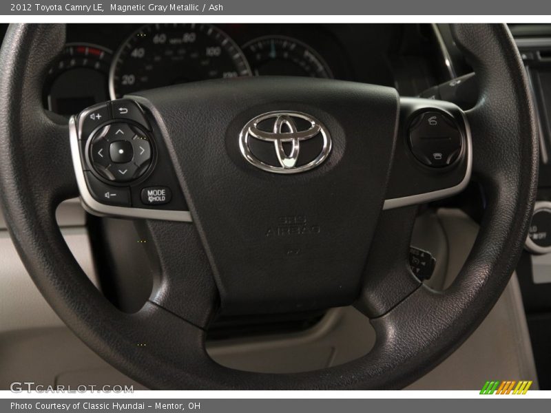 Magnetic Gray Metallic / Ash 2012 Toyota Camry LE