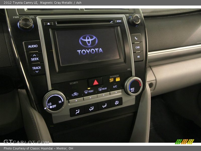 Magnetic Gray Metallic / Ash 2012 Toyota Camry LE