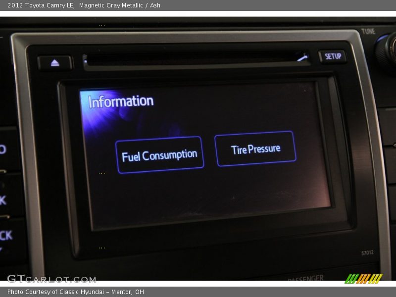Magnetic Gray Metallic / Ash 2012 Toyota Camry LE