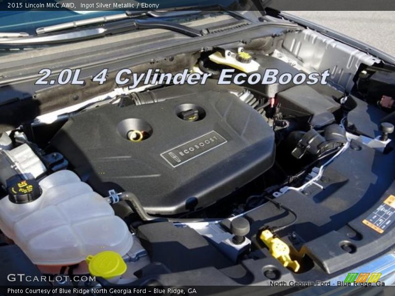 Ingot Silver Metallic / Ebony 2015 Lincoln MKC AWD