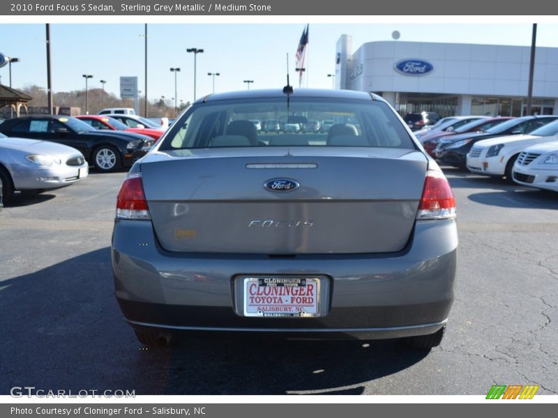 Sterling Grey Metallic / Medium Stone 2010 Ford Focus S Sedan