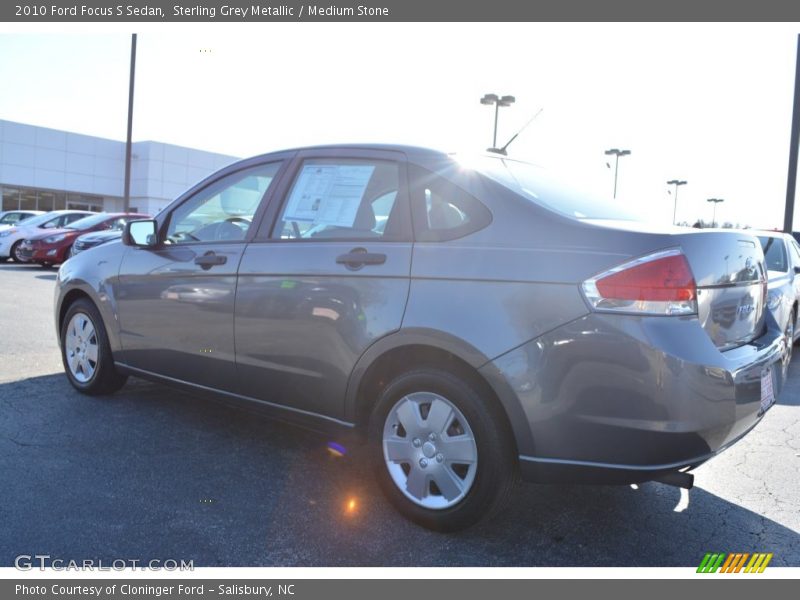 Sterling Grey Metallic / Medium Stone 2010 Ford Focus S Sedan