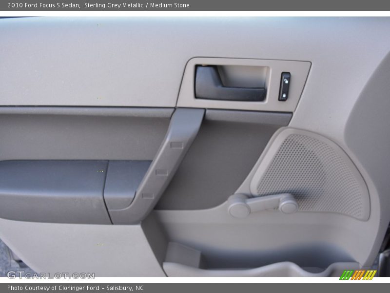 Sterling Grey Metallic / Medium Stone 2010 Ford Focus S Sedan