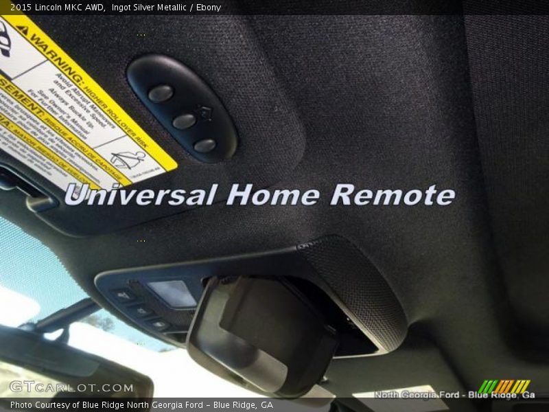 Ingot Silver Metallic / Ebony 2015 Lincoln MKC AWD