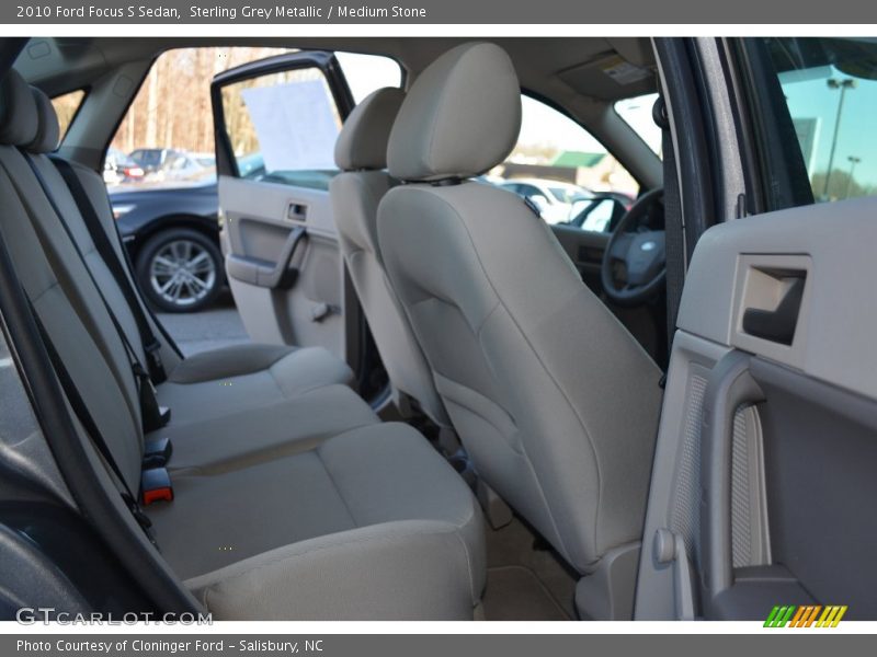 Sterling Grey Metallic / Medium Stone 2010 Ford Focus S Sedan