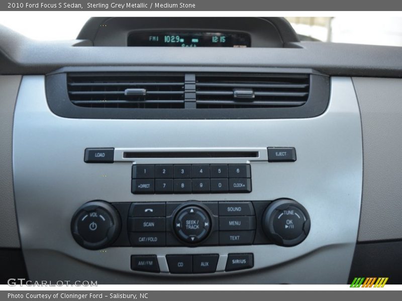 Sterling Grey Metallic / Medium Stone 2010 Ford Focus S Sedan