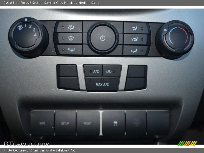 Sterling Grey Metallic / Medium Stone 2010 Ford Focus S Sedan